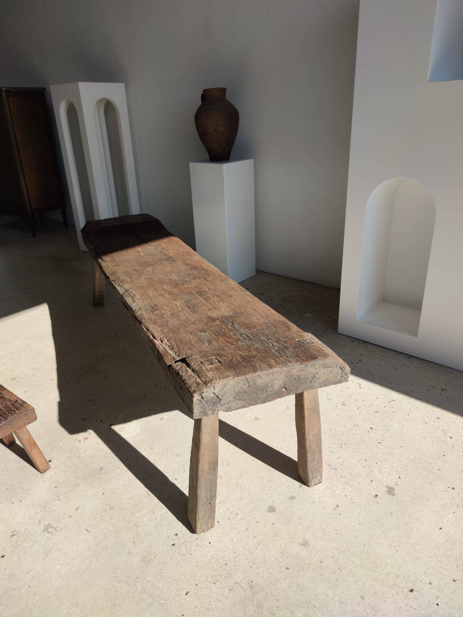 Office Objets - Wholesale Bench - Very large antique teak bench H:50cm L:2m069