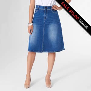Tov Denim Damsel`s Skirt S at  Women's Clothing store