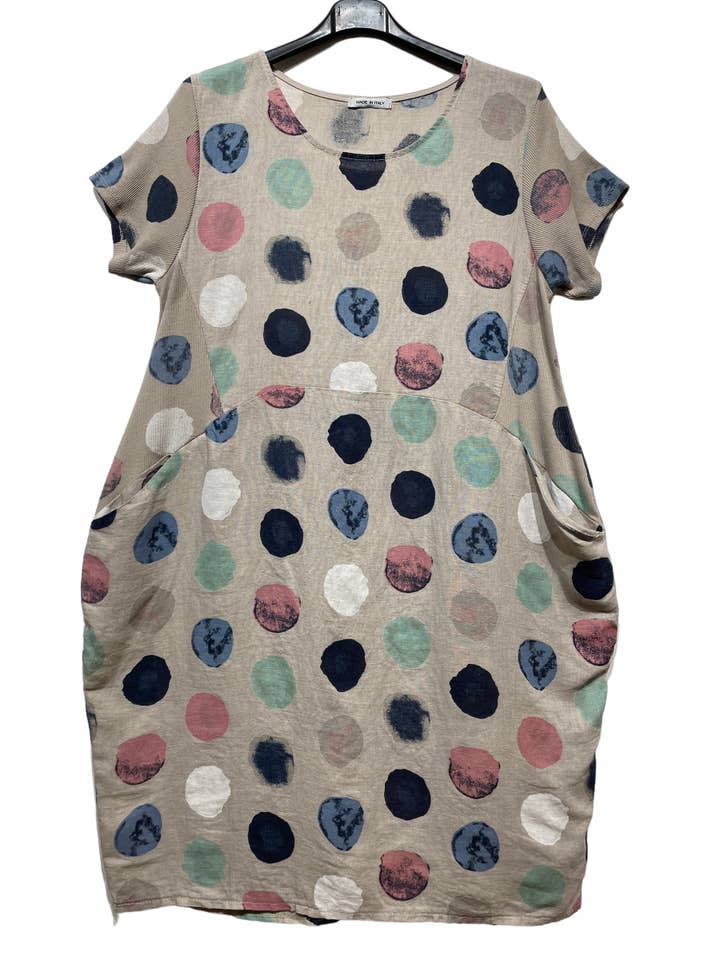 LINEN & COTTON HOUSE - Wholesale Dress - Women's - 3533 DRESS IN LINEN/CLOTHING