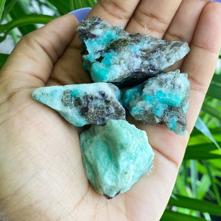 Peach and Pixie - Wholesale Spiritual Stone/Crystal - Rough Amazonite0