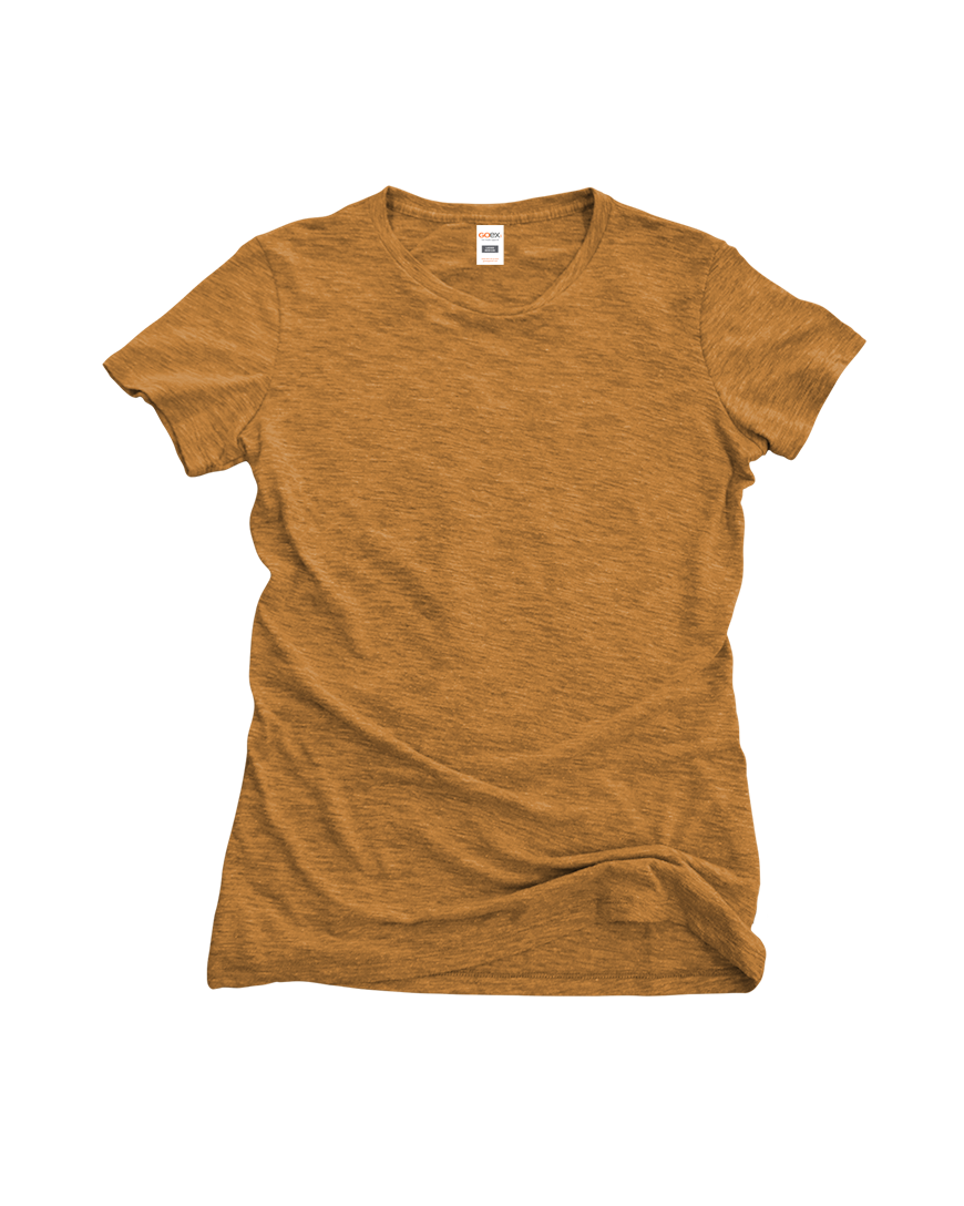 GOEX Apparel - Wholesale T-Shirt - Women's - Ladies Short Sleeve Triblend Tee15