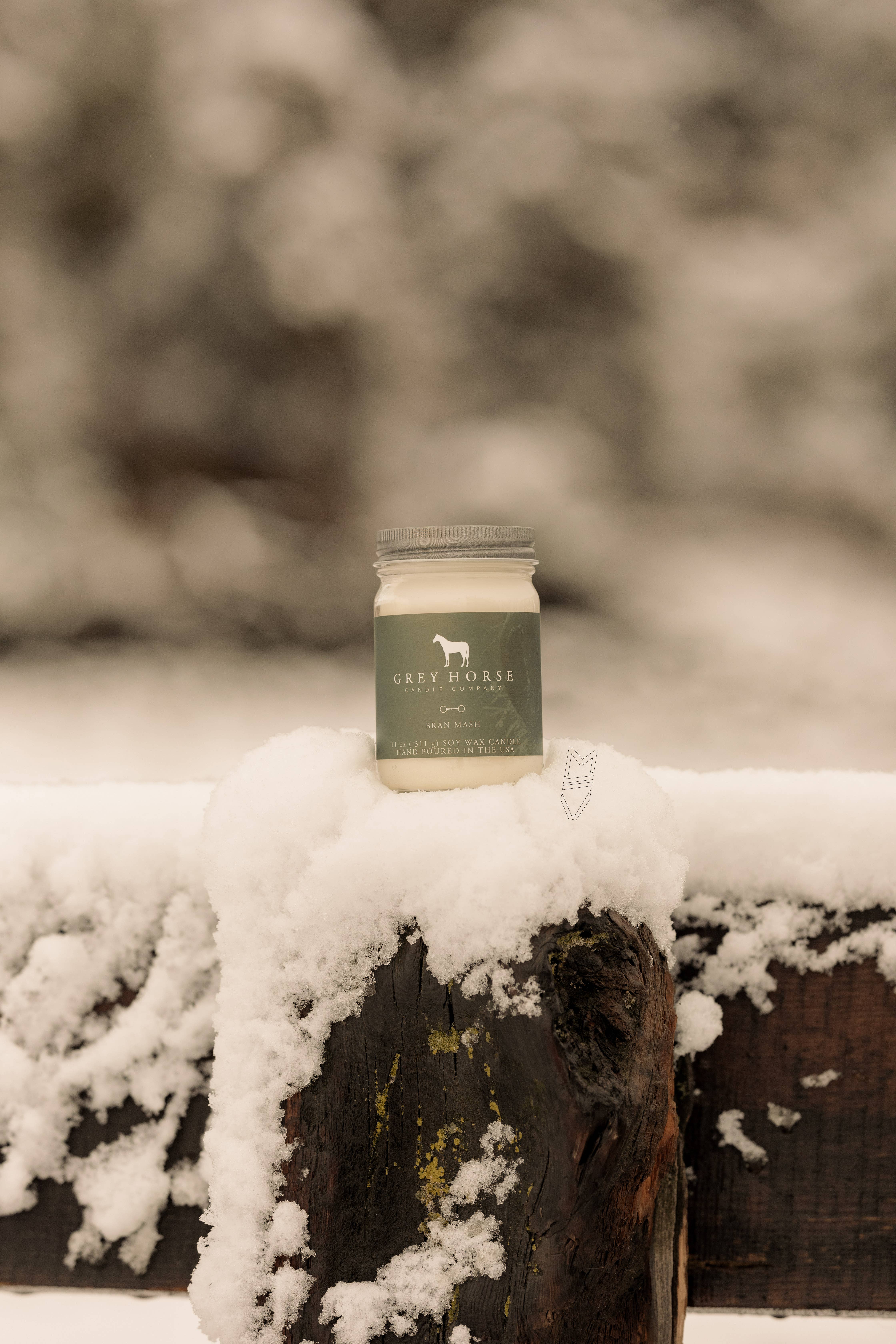 Grey Horse Candle Company – Vela em jarro/copo por atacado – Vela de Soja Bran Mash - Coleção de Fim de Ano em LIQUIDAÇÃO1