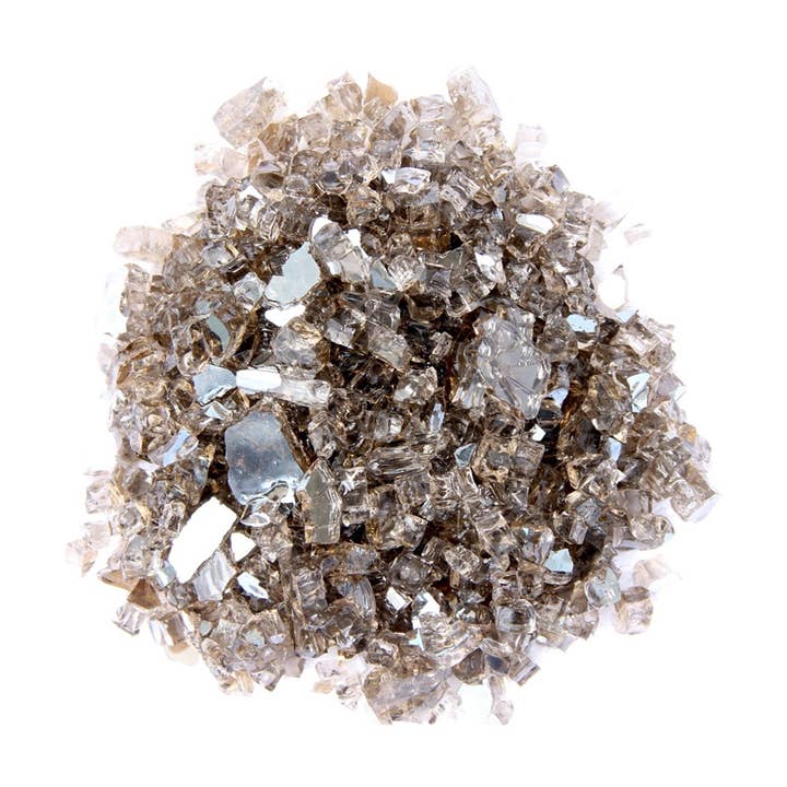 Verre réfléchissant rond en bronze pour foyer extérieur pour la vente par HomeRoots