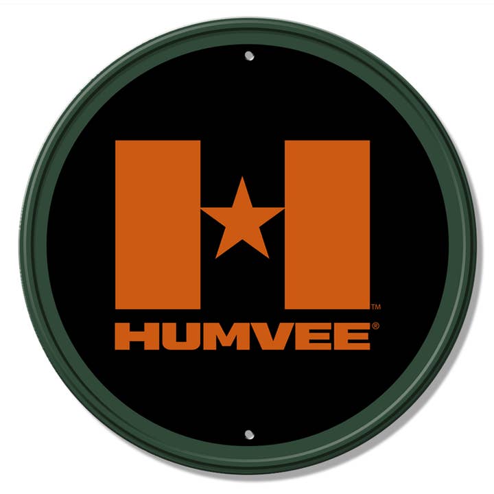Round - HUMVEE - Flag for wholesale by Desperate Enterprises