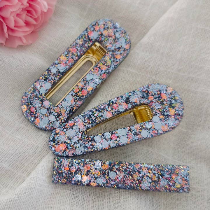 Dream resin barrette for wholesale by Les Noeuds de Maman