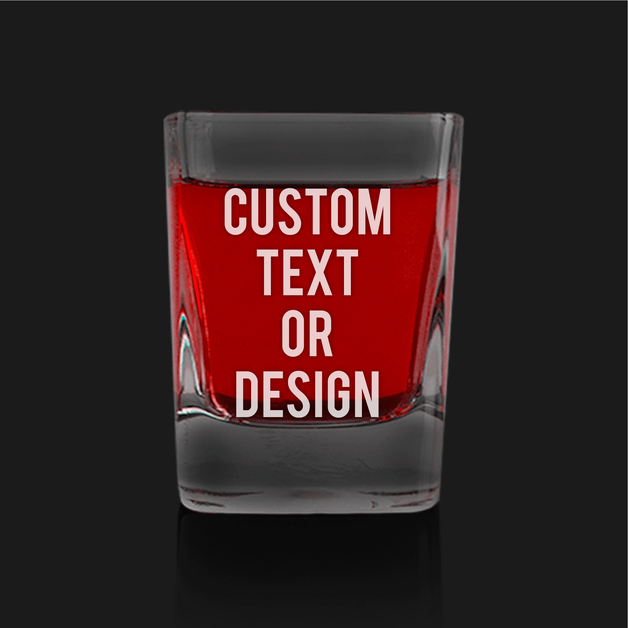 Personalized By Kate – Großhandel Schnapsgläser – Schnapsgläser mit Gravur — 4er-Set — individuelles Logo oder Text2