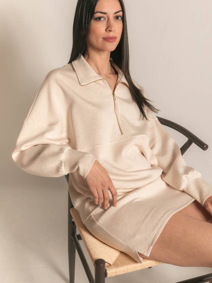 P. CILL – wholesale Sweatshirt - Dam – P. CILL Butter Modal tröja med dragkedja66