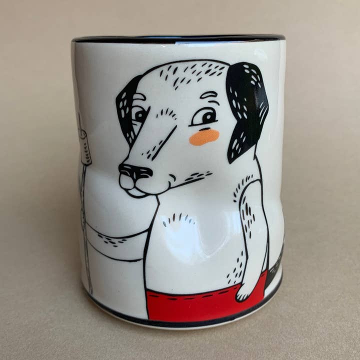 Lucky Big Dog Cup - XLarge for wholesale by The Bowl Maker