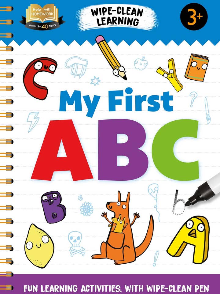 Help With Homework: My First ABC (Wipe-Clean Learning) for wholesale by Texas Bookman
