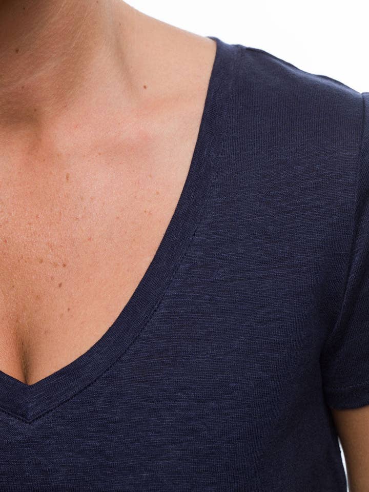 PangoLin - Wholesale T-Shirt - Women's - Women | V-neck | blue2