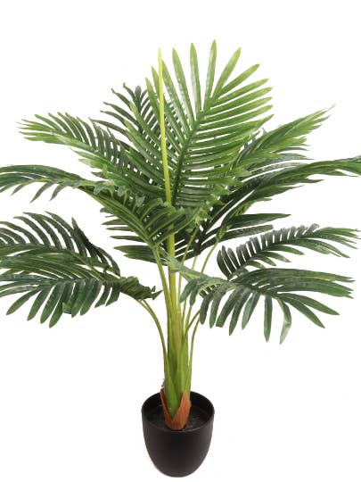 28" Lifelike Areca Palm Tree - Indoor/Outdoor Silk Decor for wholesale by Larksilk