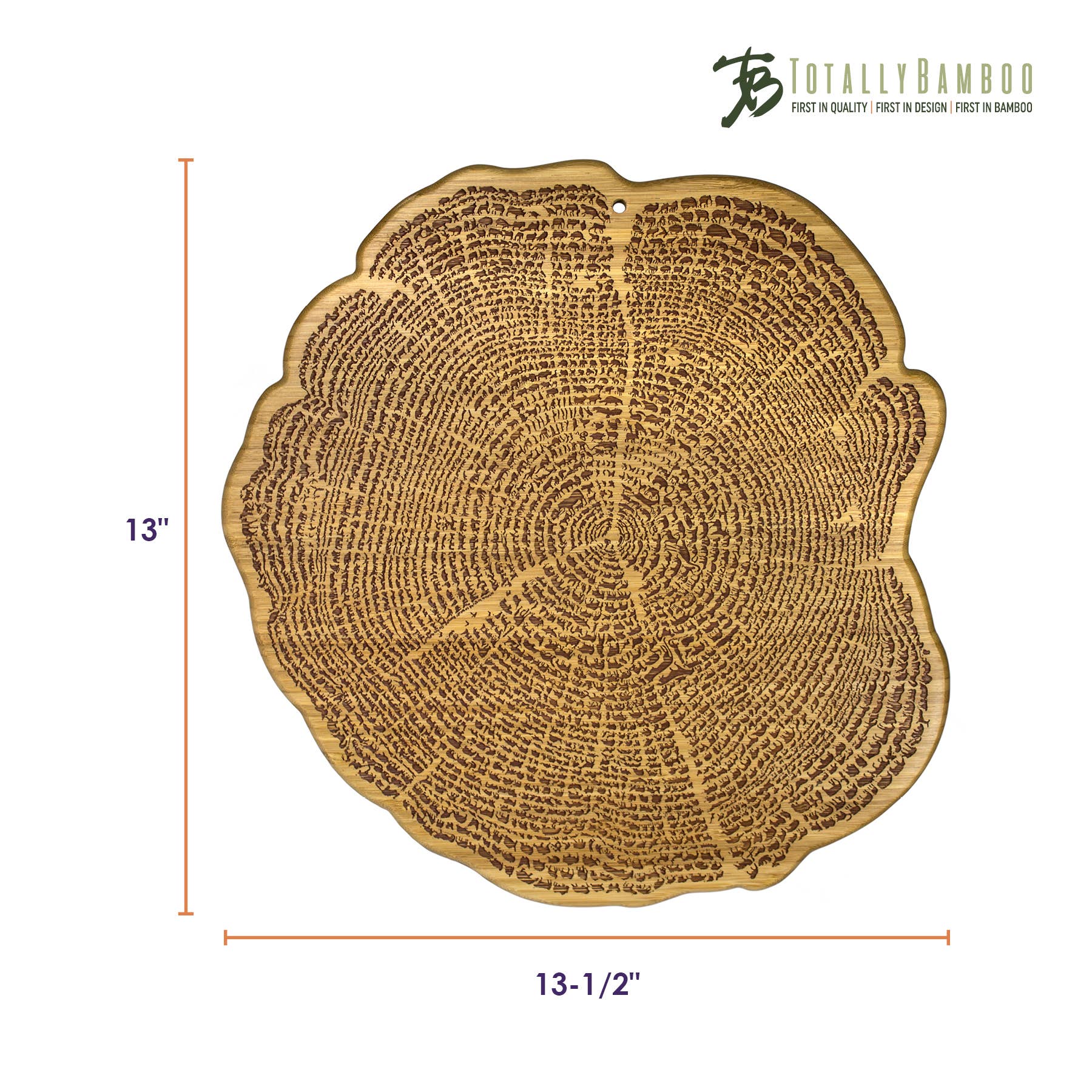 Totally Bamboo - Wholesale Cutting Board - "Tree Of Life" Cutting Board & Charcuterie Serving Board7