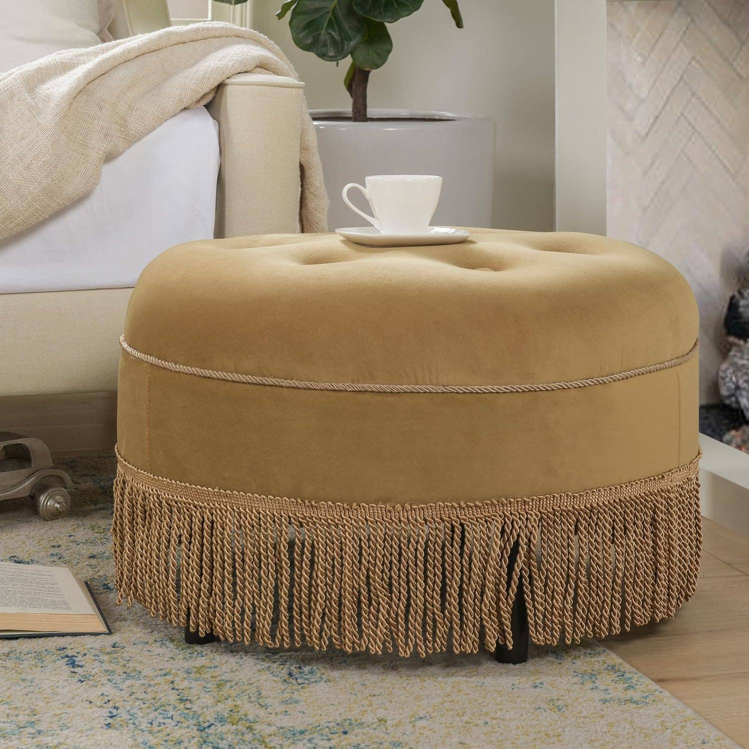 Jennifer Taylor Home - Wholesale Ottoman - Yolanda 24" Round Upholstered Accent Ottoman21