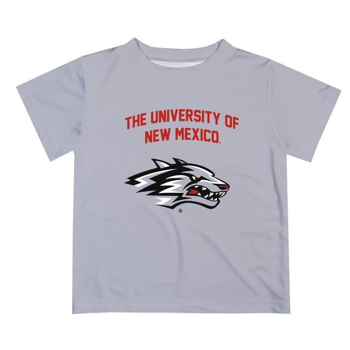 New Mexico Lobos Boy Game Day Short Sleeve T-Shirt for wholesale by Vive La Fete