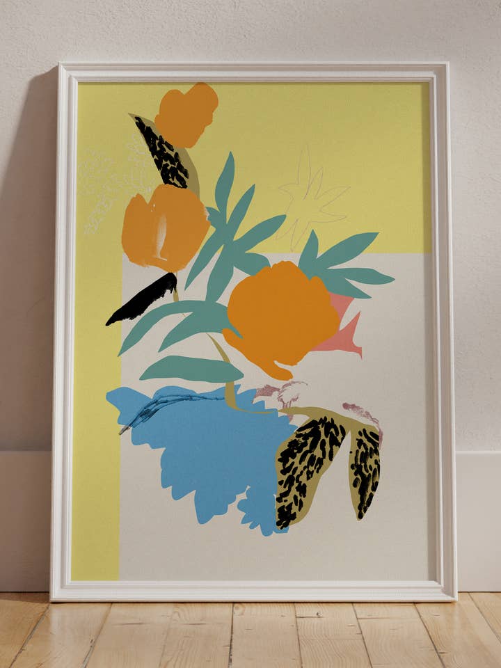 Sea Bloom Art Print for wholesale by Lucy Sherston