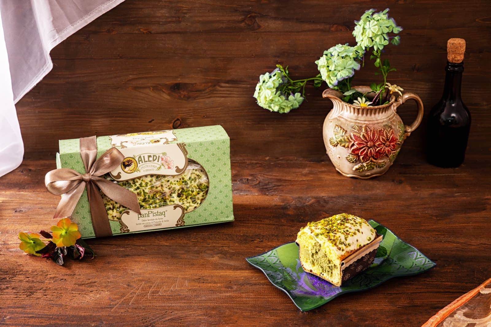 Aledi Pasticceria in Bronte - Wholesale Cake - Pistaq brood - 400 g1