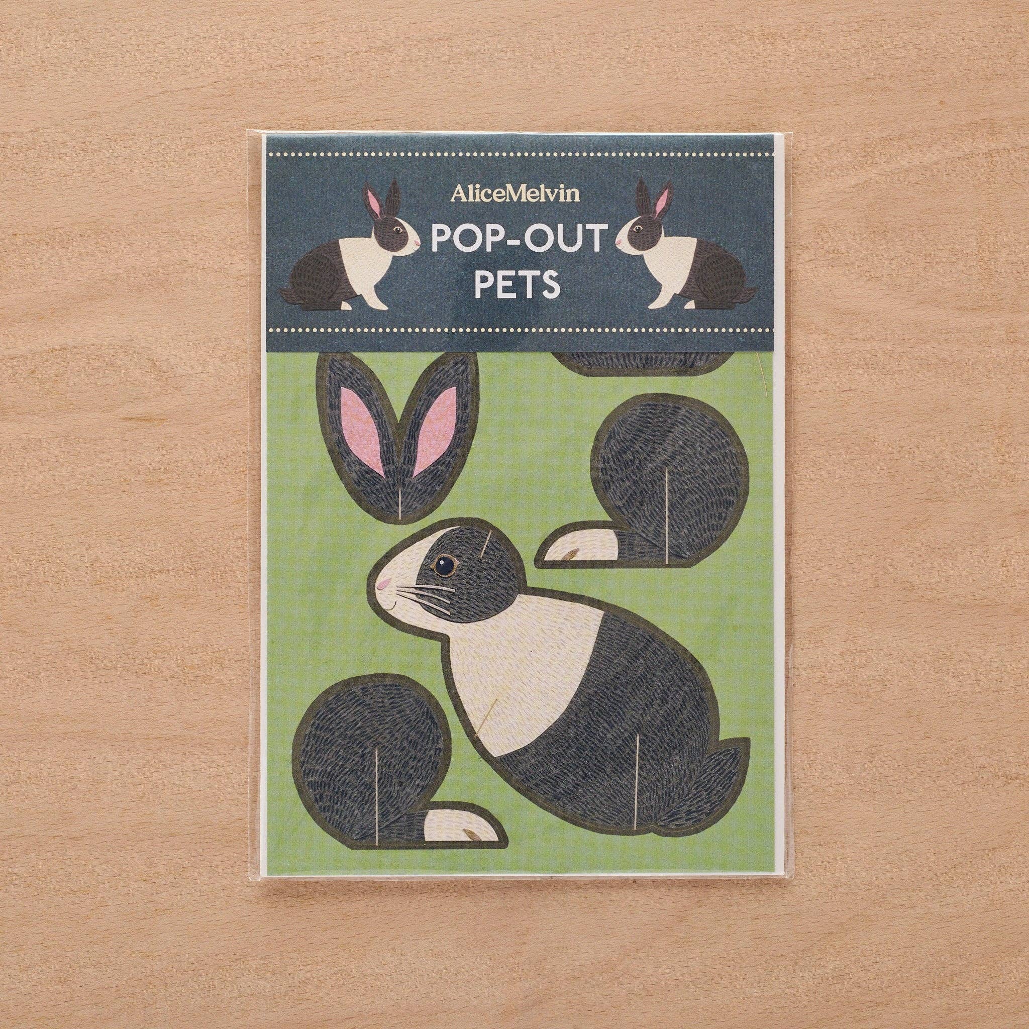Art Angels - Wholesale Everyday Greeting Card - Pop-Out Rabbit2