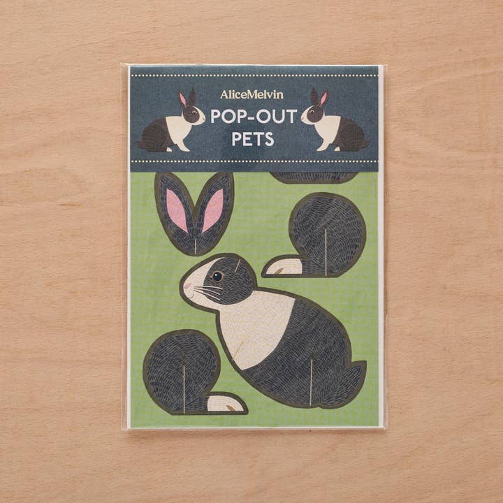 Art Angels - Wholesale Everyday Greeting Card - Pop-Out Rabbit2