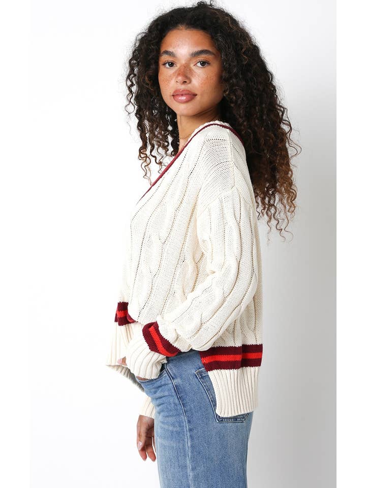 Olivaceous - Wholesale Knit Sweater - Women's - Renee Sweater2