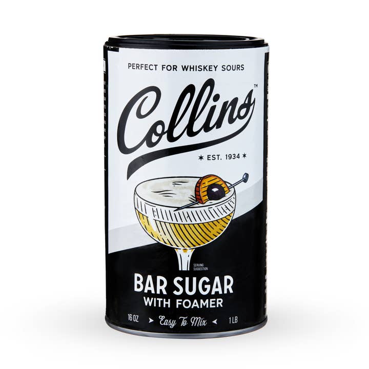 Bar Sugar with Egg White Style Foaming Agent 16 oz for wholesale by Collins