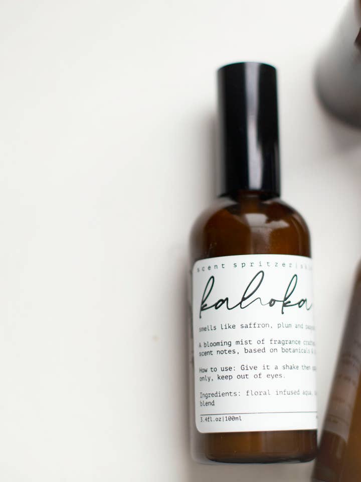 KAHOKA | Scent Spritzer | Saffron, Plum & Papyrus for wholesale by Skin Revival