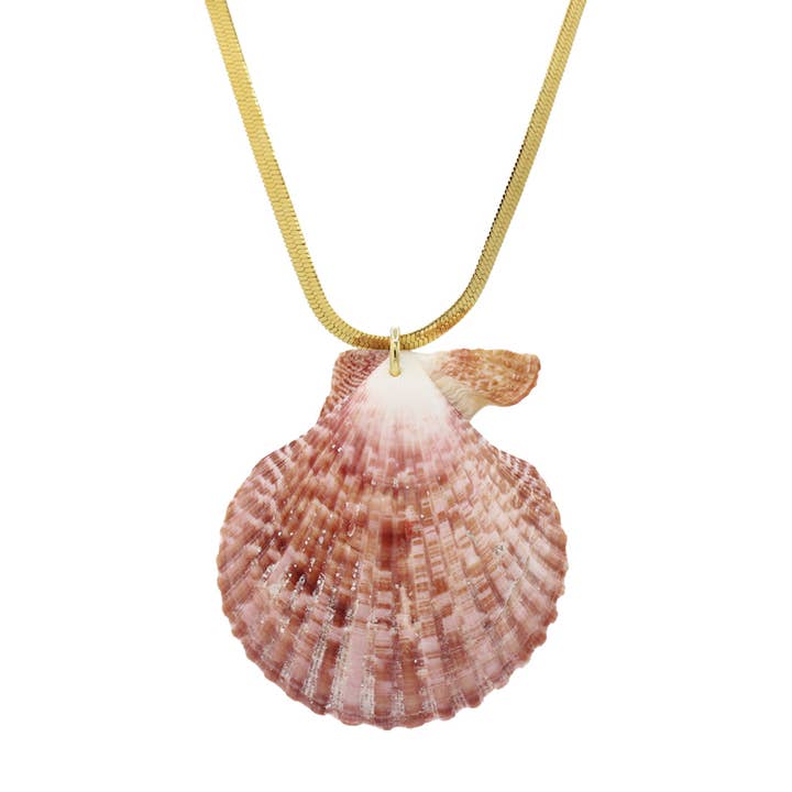 Shell Pendant Necklace - Size Colossal for wholesale by Moliko LLC.