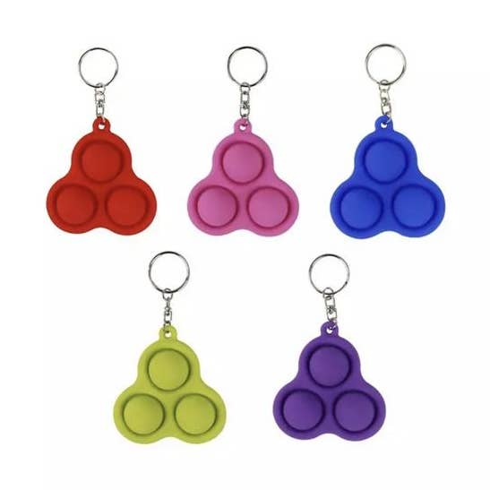 Pop-n-Go Fidget Keychains for wholesale by Mavi Bandz
