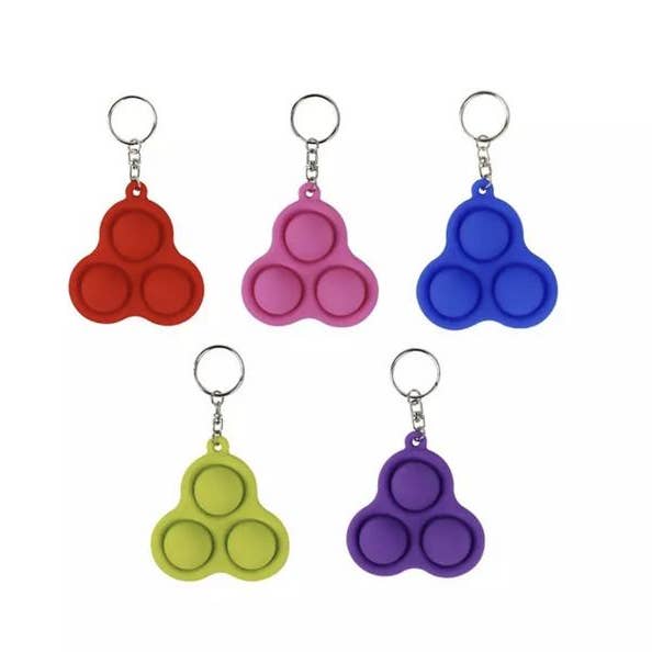 Pop-n-Go Fidget Keychains for wholesale by Mavi Bandz