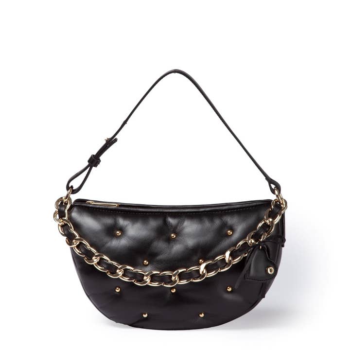 Marika baguette in soft nappa leather with a convertible shoulder strap for wholesale by Roberta Gandolfi