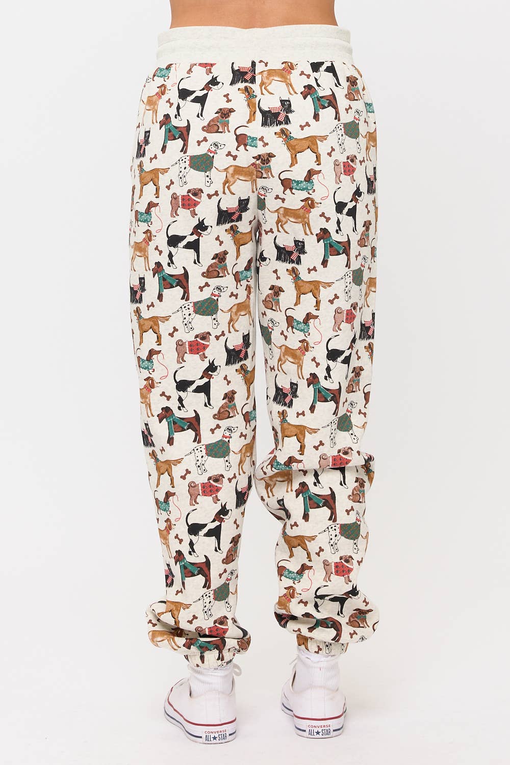 SM WARDROBE - Wholesale Lounge Sweatpants/Joggers - Women's - HOLIDAY DOGS PRINT SWEATPANTS6