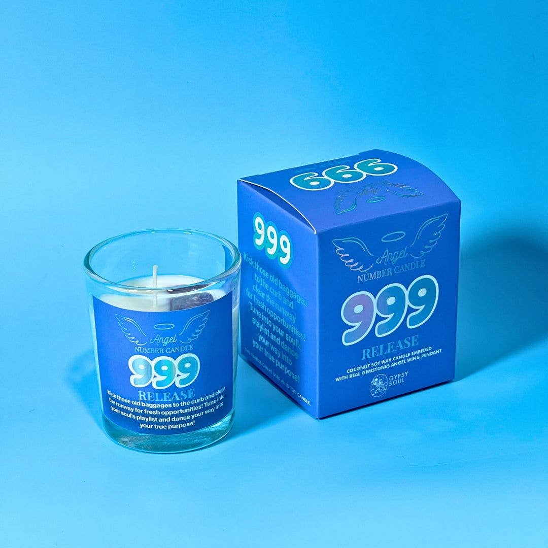 Gypsy Soul - Vente Bougie en bocal - Bougie Lotion Numéro d'Ange avec Pendentif Ange Pierre Précieuse Aile20