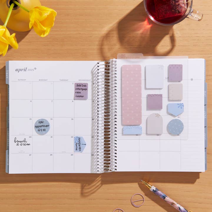 Erin Condren Design - Wholesale Sticky Notes - Universal Snap-In Sticky Notes - Canvas Asterisk