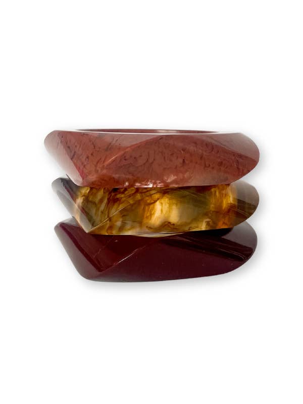 WS Cindy Square Bangle for wholesale by Millie B Designs