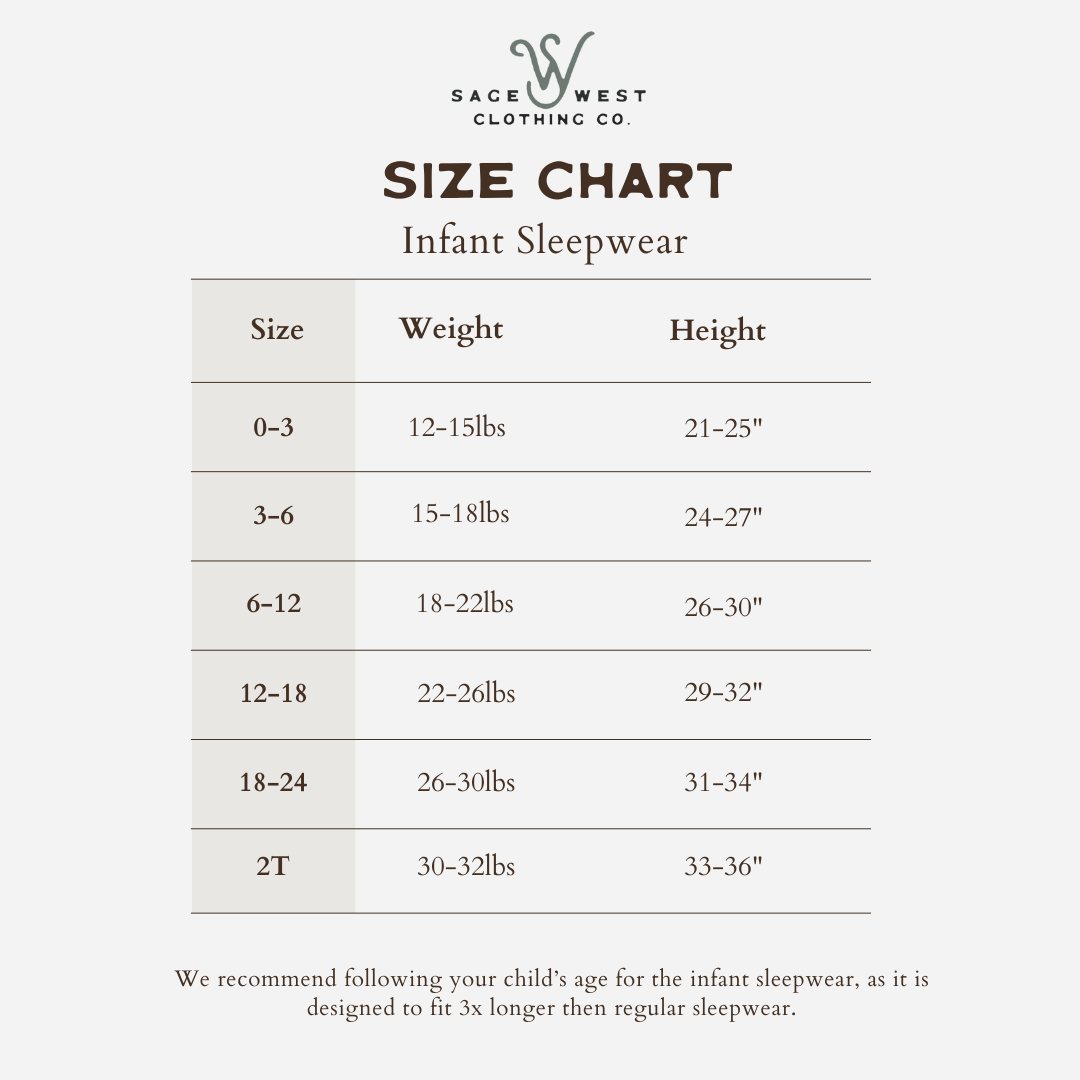 Sage West Clothing Co. - Wholesale Sleepsuit - Baby - {Tack Room} Infant Sleepwear6
