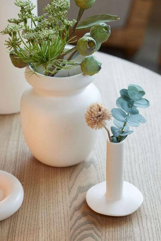 Lübech Living – wholesale Vase – ANIA vase, sandy finish, White1