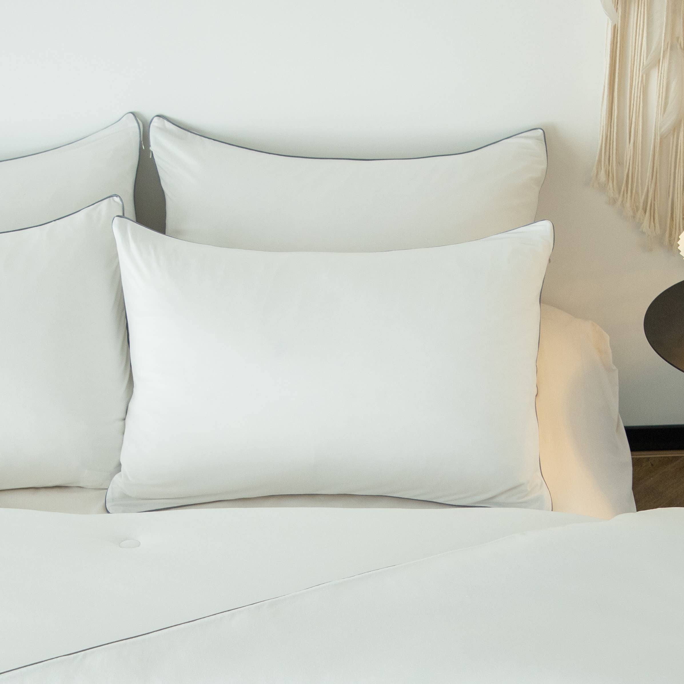 Kasentex - Vendita all'ingrosso Federe/copricuscino - Set di 2 fodere per cuscini, morbide e leggere, decorazione per biancheria da letto12