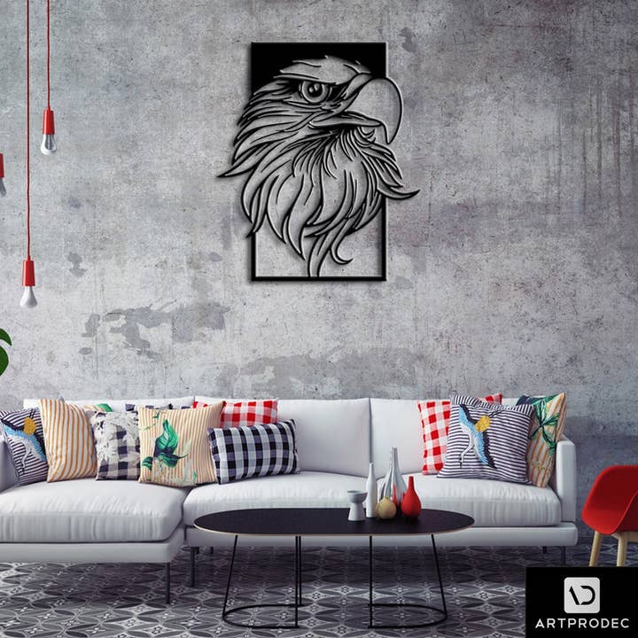 benjashop – wholesale Wall Accent – Eagle Metal Wall Art Decor2