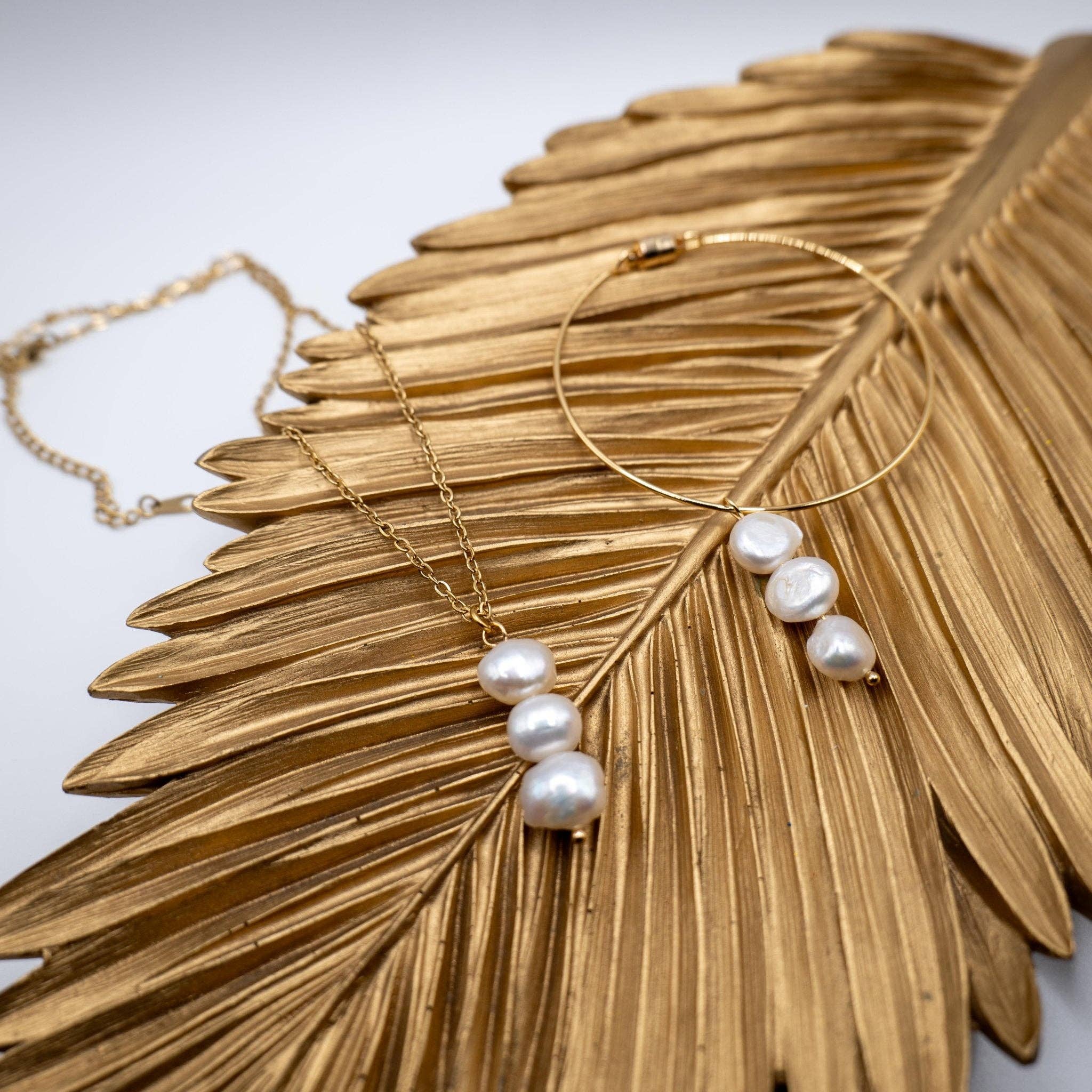 OE! - Wholesale Beaded/Pearl Necklace - TRIO PEARLS - Collana2