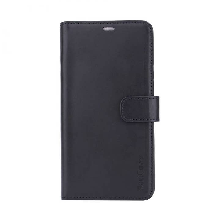 2 en 1 exclusif - iPhone XS Max - Cuir véritable - 86 % - Noir pour la vente par Radicover