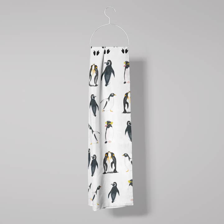 Art on Scarves - Venta al por mayor Bufanda - Mujer - 🐧 Bufandas recicladas con forma de pingüinos | Moda ecológica 🐧