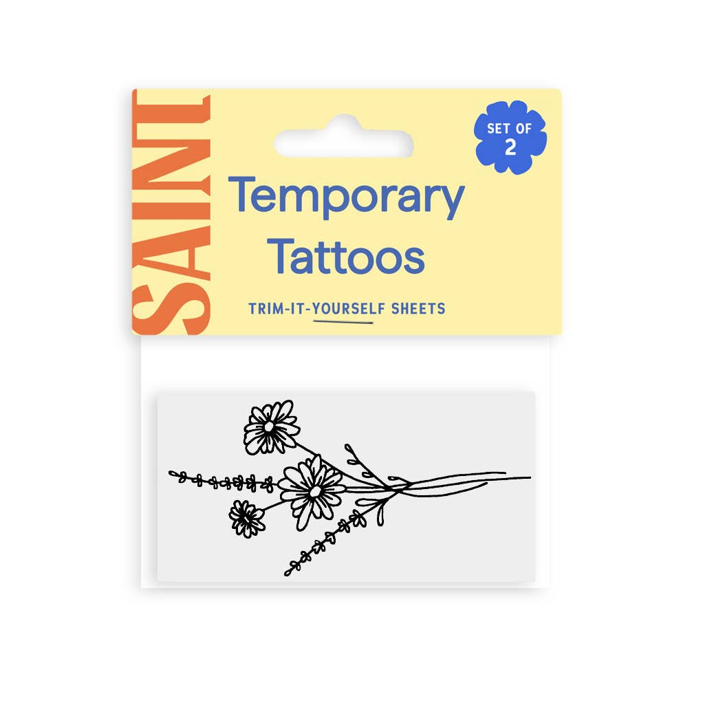 Saint Tattoos – wholesale Temporary tattoo – Daisy Temporary Tattoos