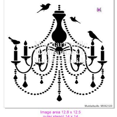 M0062 kroonluchter met vogels voor wholesale door Muddaritaville Studio