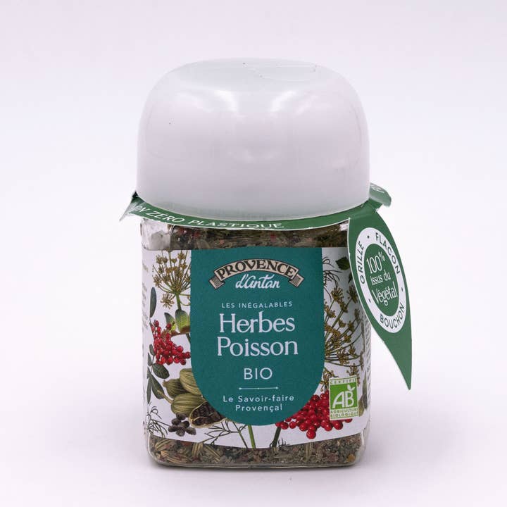 PROVENCE D'ANTAN - Wholesale Herbs - Organic Fish Herbs* 30g - PLA Plant Pot