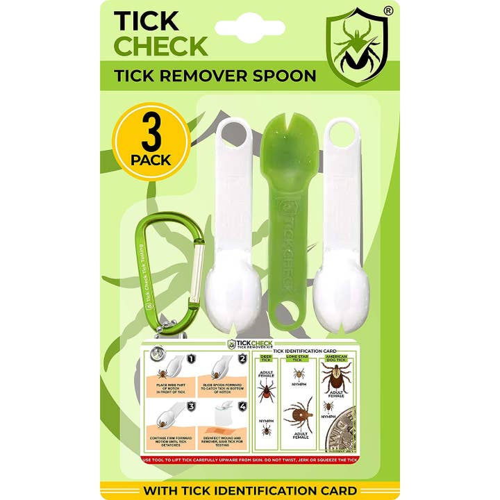TickCheck - Wholesale Insect Repellent - TickCheck Tick Remover Spoon 3 Pack