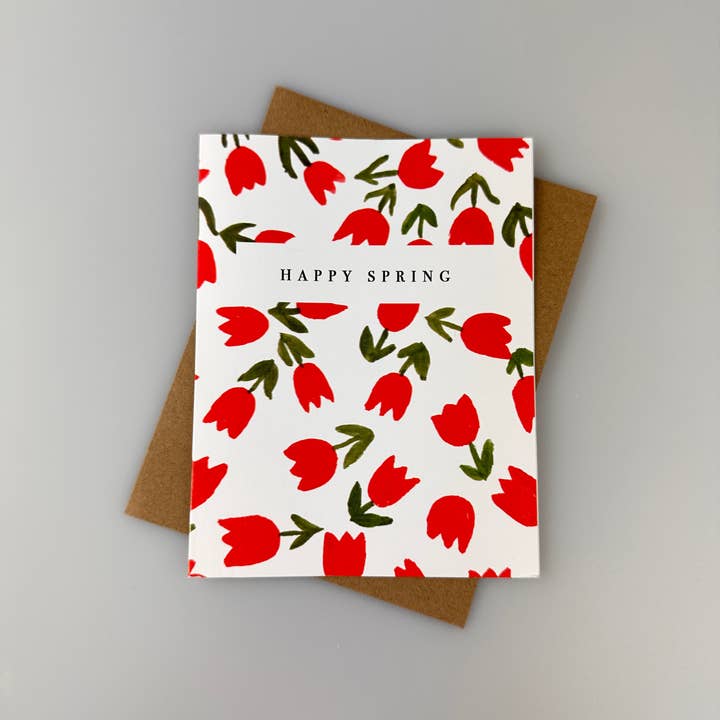 Frühling-Grußkarte für den Großhandel von S Pogas Art