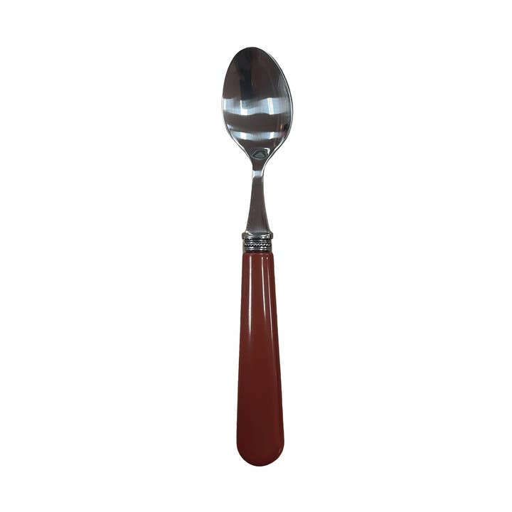Terracotta stainless steel coffee spoon knife for wholesale by Opjet Paris