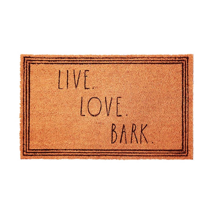 Rae Dunn “Live, Love, Bark” Dog-Themed Brown Front Door Mat and other Purchase Wholesale live coco. Free Returns & Net 60 Terms on Faire trending on Faire.