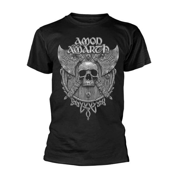 Amon Amarth T-Shirt - Grauer Schädel für den Großhandel von ROCK INDUSTRIES EUROPE LIMITED