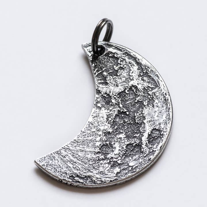 Shire Post Mint – wholesale Nyckelring - Unisex – Crescent Silver Moon halsband eller nyckelring2