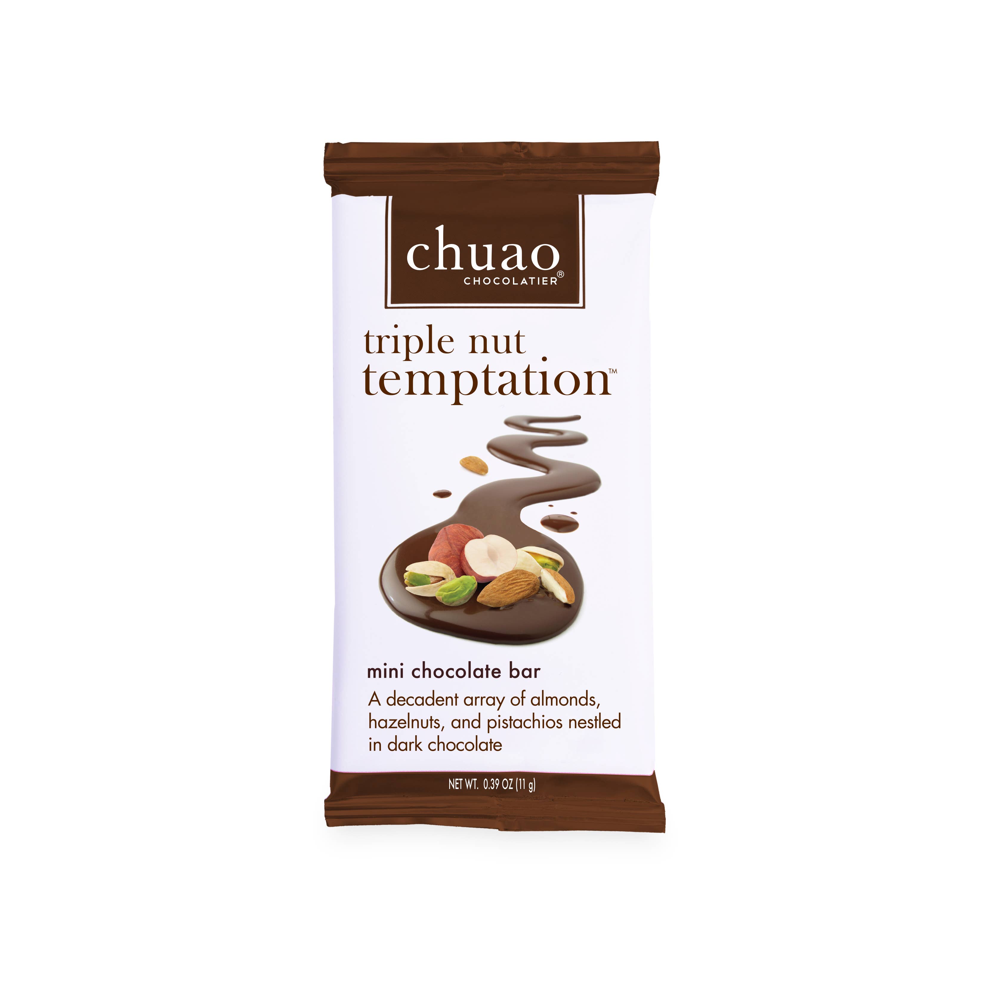 Chuao Chocolatier - Wholesale Chocolate Bar - Triple Nut Temptation - Caddie Mini Bar2